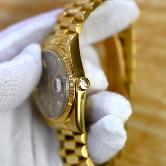 Rolex Day-date RARE Silver Sigma Dial 36mm Watch - Picture 8 of 9